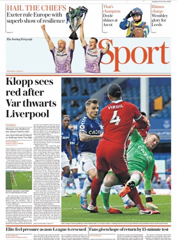Sunday Telegraph Backpage
