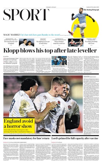 Sunday Telegraph Backpage
