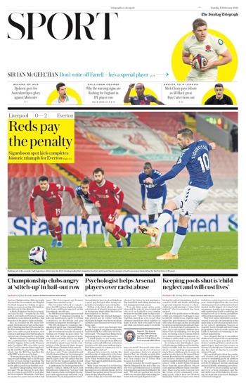 Sunday Telegraph Backpage
