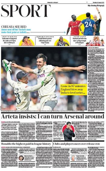 Sunday Telegraph Backpage