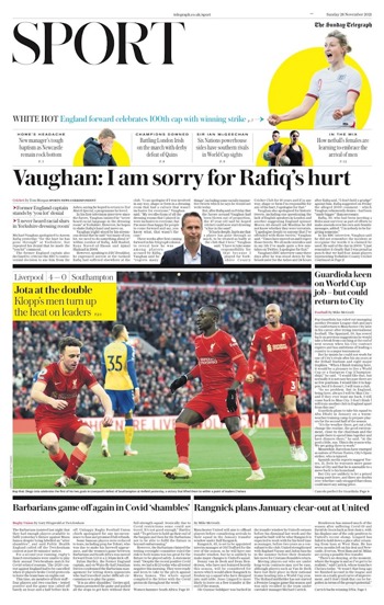 Sunday Telegraph Backpage