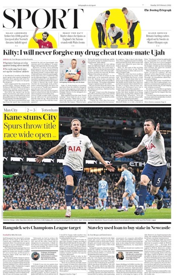 Sunday Telegraph Backpage
