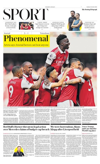 Sunday Telegraph Backpage