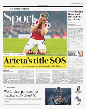 Sunday Telegraph Backpage