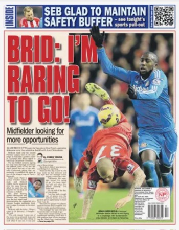 Sunderland Echo Backpage