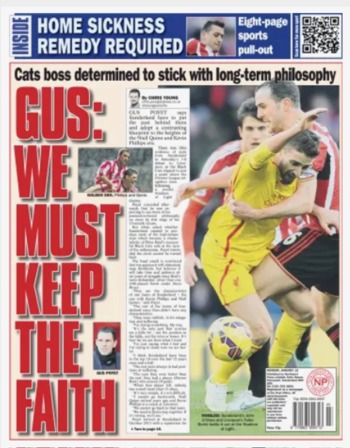Sunderland Echo Backpage