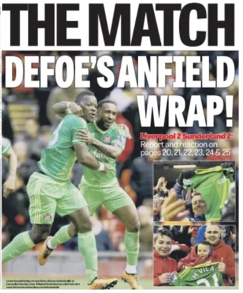 Sunderland Echo Match Cover