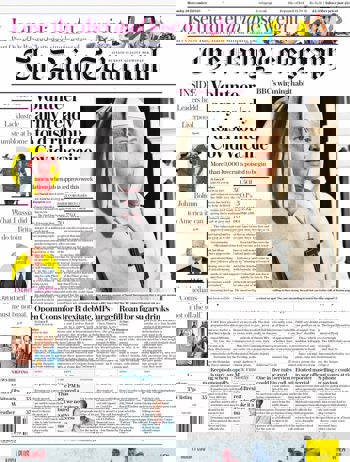 The Daily Telegraph Frontpage