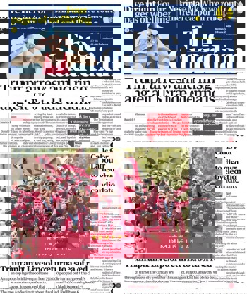 The Guardian Frontpage