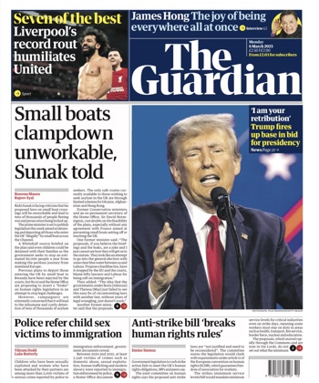 The Guardian Frontpage