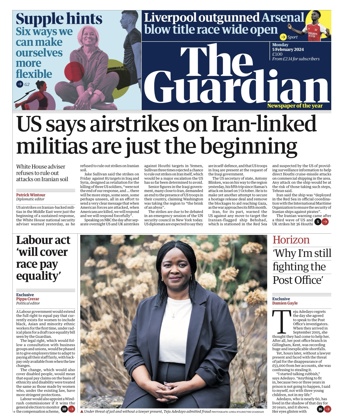 The Guardian Frontpage