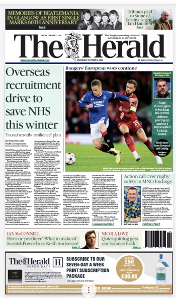 The Herald Frontpage