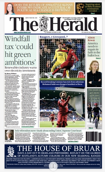 The Herald Frontpage