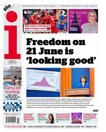 The I Frontpage