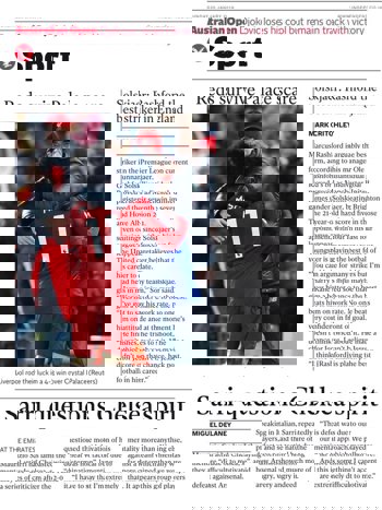 The Independent Back Page