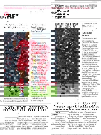 The Independent Backpage