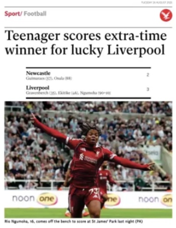 The Independent Backpage
