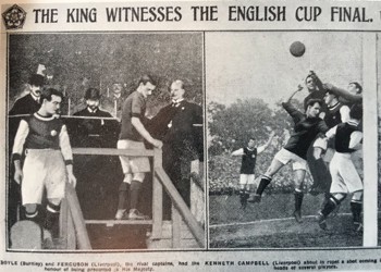 The King Witnesses The Cup Final