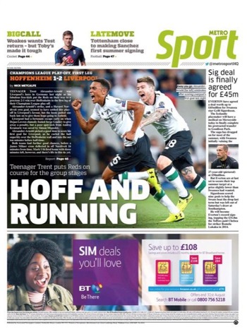 The Metro Backpage