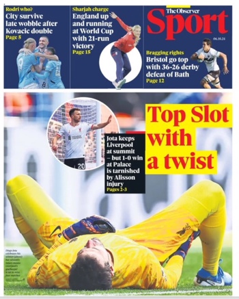 The Observer Sport Cover