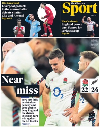 The Observer Sport Cover