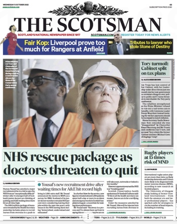 The Scotsman Frontpage