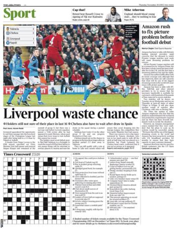 The Times Back Page