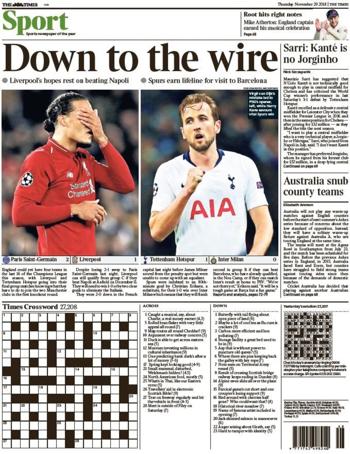 The Times Backpage