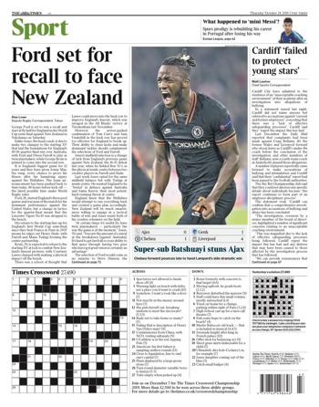 The Times Backpage