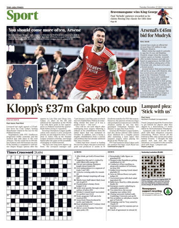 The Times Backpage