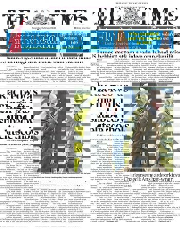 The Times Frontpage
