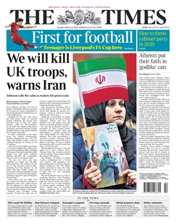 The Times Frontpage