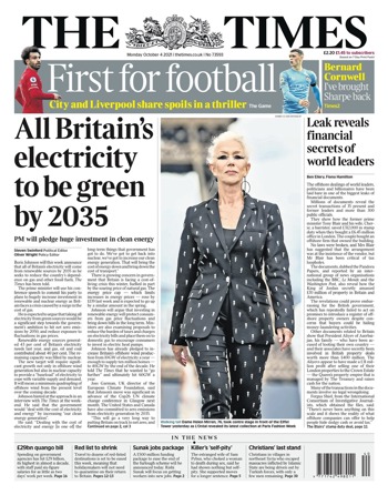 The Times Frontpage