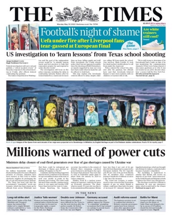 The Times Frontpage