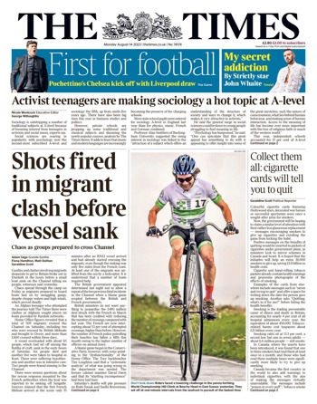 The Times Frontpage