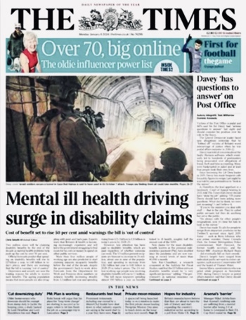 The Times Frontpage