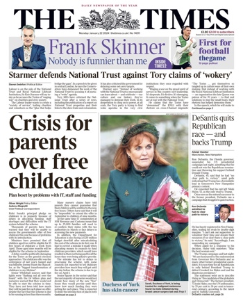 The Times Frontpage