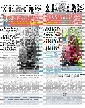 The Times Frontpage