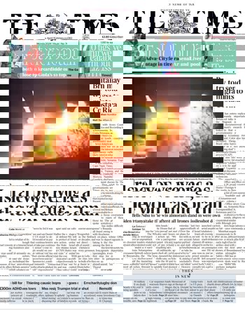 The Times Frontpage