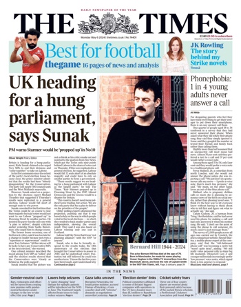 The Times Frontpage