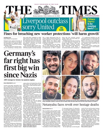 The Times Frontpage