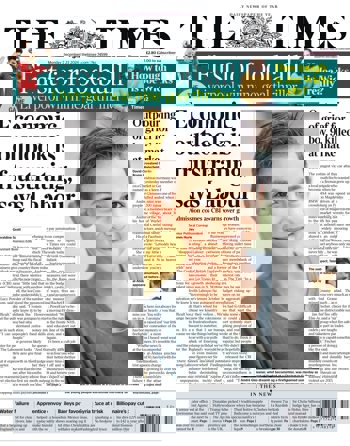 The Times Frontpage