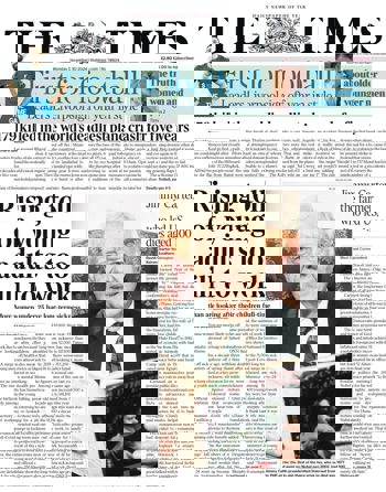 The Times Frontpage
