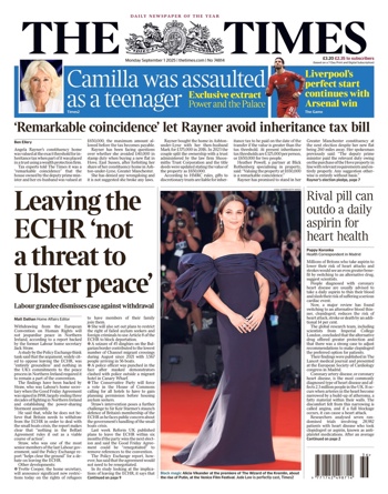The Times Frontpage