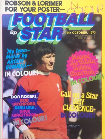 On the cover of Football Star 1973