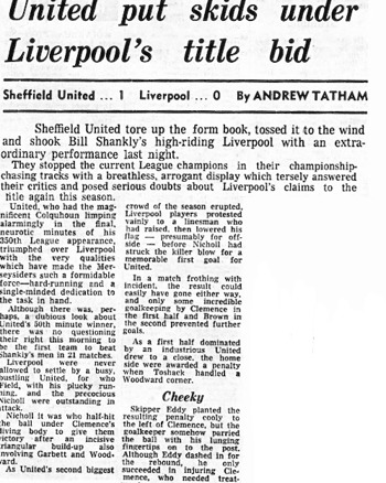 United Put Skids Under Liverpool