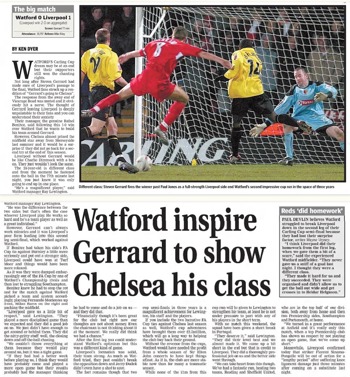 Watford Inspire Gerrard