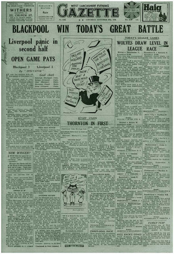 West Lancashire Gazette Frontpage