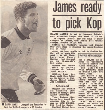 James ready to pick Kop