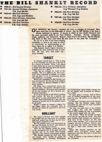 Shankly's record - November 1969